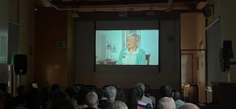 Moment de la presentació de Veus de mestres al Museu.